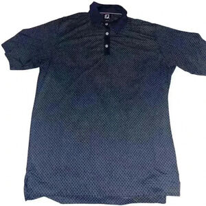 Men’s FootJoy Golf Polo Shirt Diamond Dot Print